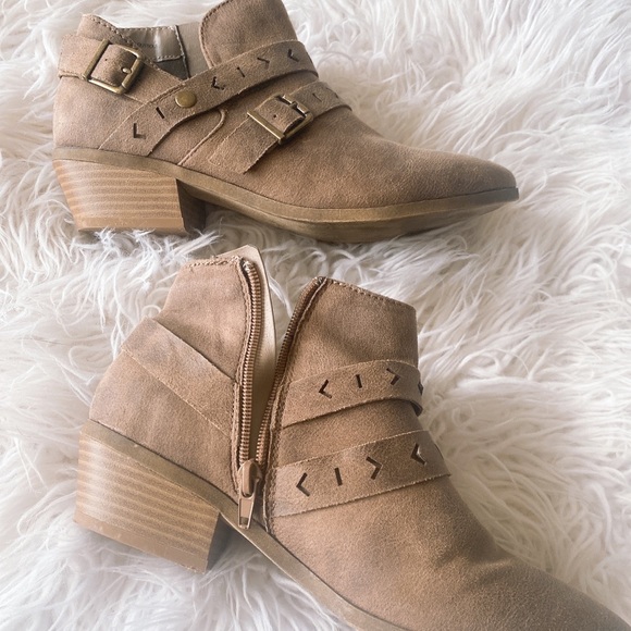 Brown Suede Booties - Picture 5 of 6